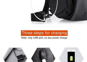 Planet Gates Multifunction Fashion Crossbody Bags Men USB Charging Chest Pack Short Trip Messengers Bag Water Repellent Shoulder Bag