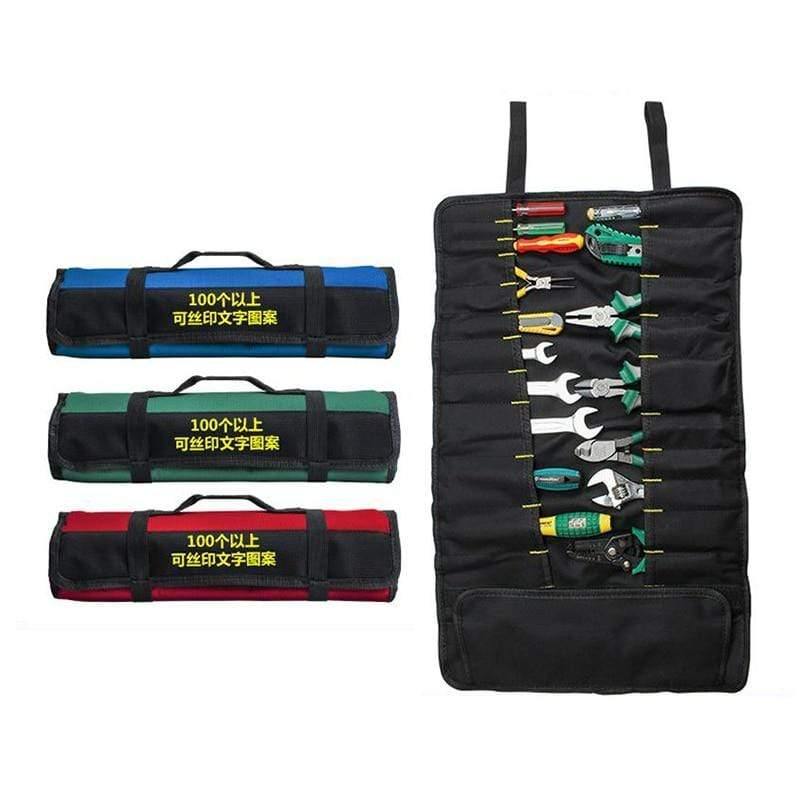 Planet Gates Multifunction Oxford Cloth Folding Wrench Bag Tool Roll Storage Pocket Tools Pouch Organizer Holder Portable Case