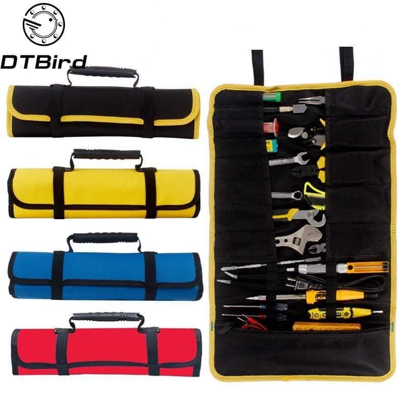 Planet Gates Multifunction Oxford Cloth Folding Wrench Bag Tool Roll Storage Pocket Tools Pouch Portable Case Organizer Holder 3 Colors