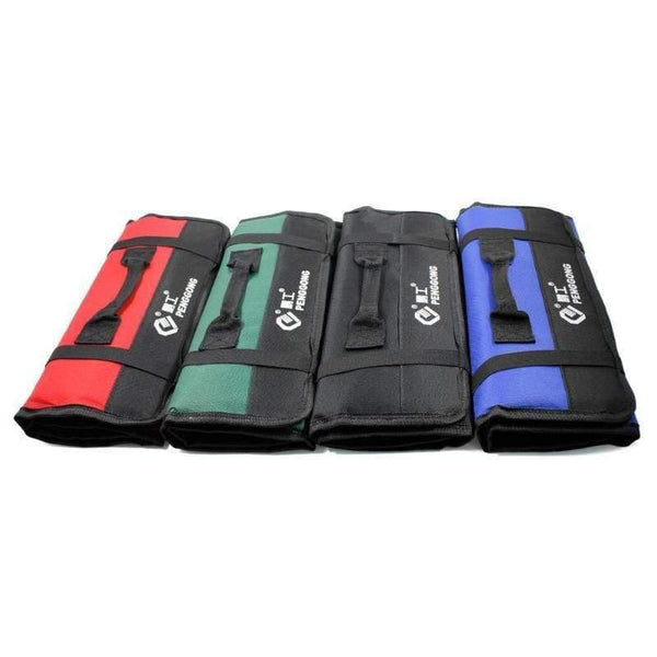 Multifunction Oxford Cloth Folding Wrench Tool Bag Roll Storage Pocket Tools Pouch Portable Case Organizer Holder