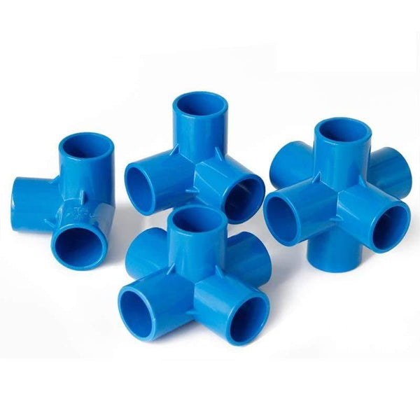 Multifunction Pvc Pipe Connector DIY Shelf Support Joint 3 4 5 6 Way Splitter 20 -50mm Tube Coupler Adapter Garden Pipe Fittings