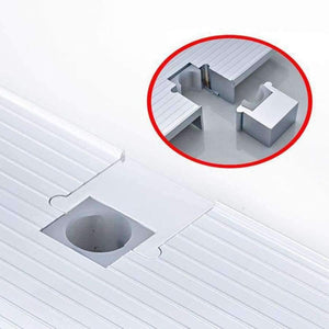 Planet Gates Multifunction Shower Pipe Rod Rack Storage Shelves Racks Shampoo Bath Towel Tray Shelf Home Bathroom Organization Accessories