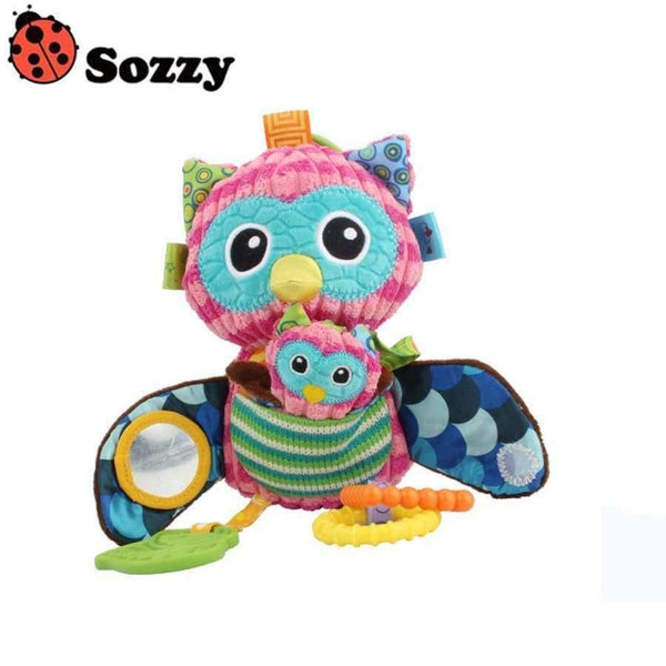 Planet Gates Multifunctional Baby Toys Rattles Mobiles Soft Cotton Infant Pram Stroller Car Bed Rattles Hanging Owl Plush Toys