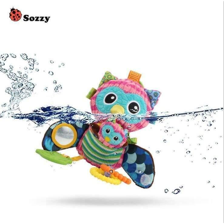 Planet Gates Multifunctional Baby Toys Rattles Mobiles Soft Cotton Infant Pram Stroller Car Bed Rattles Hanging Owl Plush Toys