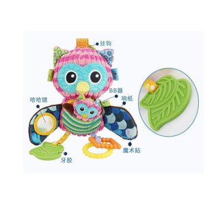 Planet Gates Multifunctional Baby Toys Rattles Mobiles Soft Cotton Infant Pram Stroller Car Bed Rattles Hanging Owl Plush Toys