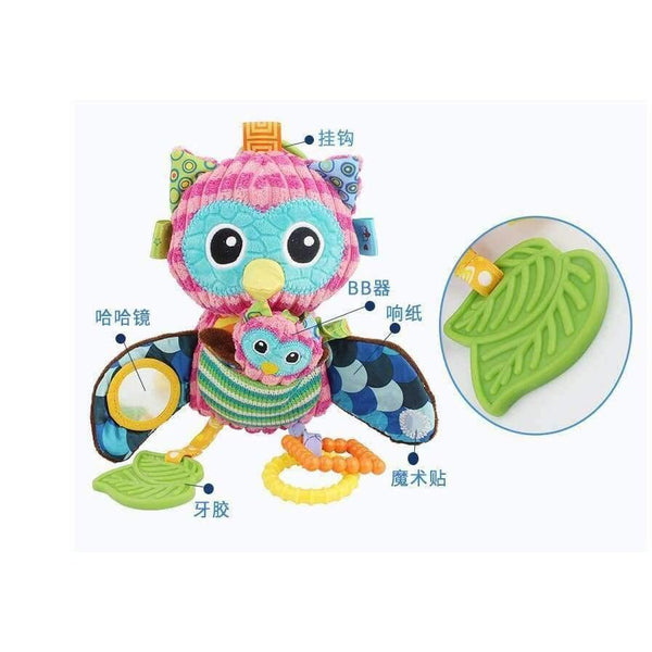 Planet Gates Multifunctional Baby Toys Rattles Mobiles Soft Cotton Infant Pram Stroller Car Bed Rattles Hanging Owl Plush Toys