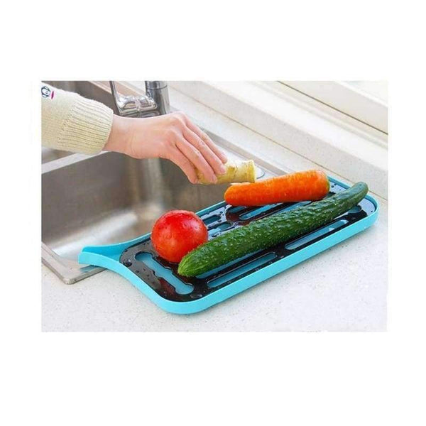 Planet Gates Multifunctional Double Layer Kitchen Drain Shelf Sink Draining Rack Tray Dish Bowl Storage Holder Vegetable Fruits Draing Board