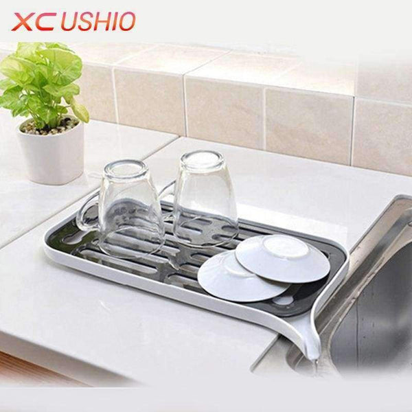 Planet Gates Multifunctional Double Layer Kitchen Drain Shelf Sink Draining Rack Tray Dish Bowl Storage Holder Vegetable Fruits Draing Board