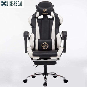 Planet Gates Multifunctional Fashion  Household Reclining Office Chair With Footrest Racing Seat