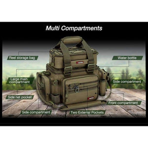 Planet Gates Multifunctional Fishing Bag Large Storage Tackle Box Bag Portable Outdoor Sports Hiking Camping Bag Bolsa De Pesca