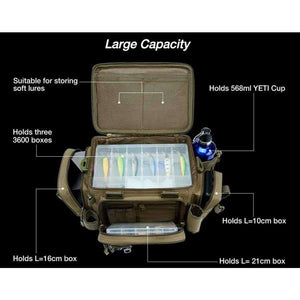 Planet Gates Multifunctional Fishing Bag Large Storage Tackle Box Bag Portable Outdoor Sports Hiking Camping Bag Bolsa De Pesca