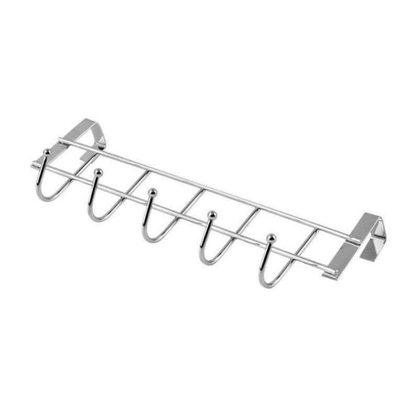 Planet Gates Multifunctional Stainless Steel Hook Rack Hook Rail Coat Rack Home Storage Organization for Kitchen Bedroom Bathroom