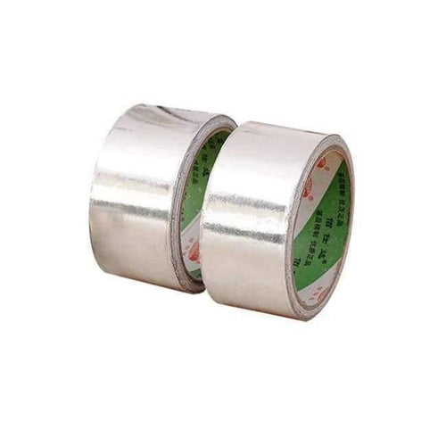 Planet Gates Multifunctional Strong Aluminium Self Adhesive Foil Tape Silver High Temperature Sealed Repair Pipe Wire Car Exhaust
