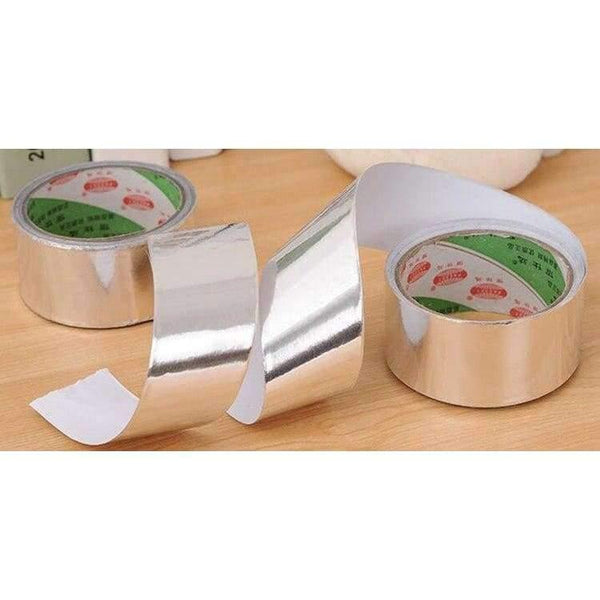 Planet Gates Multifunctional Strong Aluminium Self Adhesive Foil Tape Silver High Temperature Sealed Repair Pipe Wire Car Exhaust