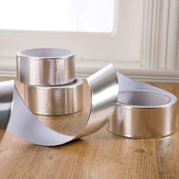 Planet Gates Multifunctional Strong Aluminium Self Adhesive Foil Tape Silver High Temperature Sealed Repair Pipe Wire Car Exhaust