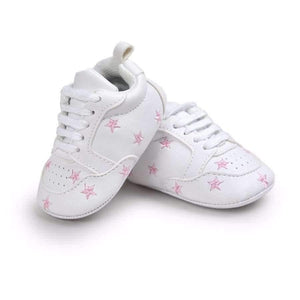 Planet Gates Multiple Star Baby Girl Shoes first walkers Lace-up Fashion Baby Shoes For 0-18 Months