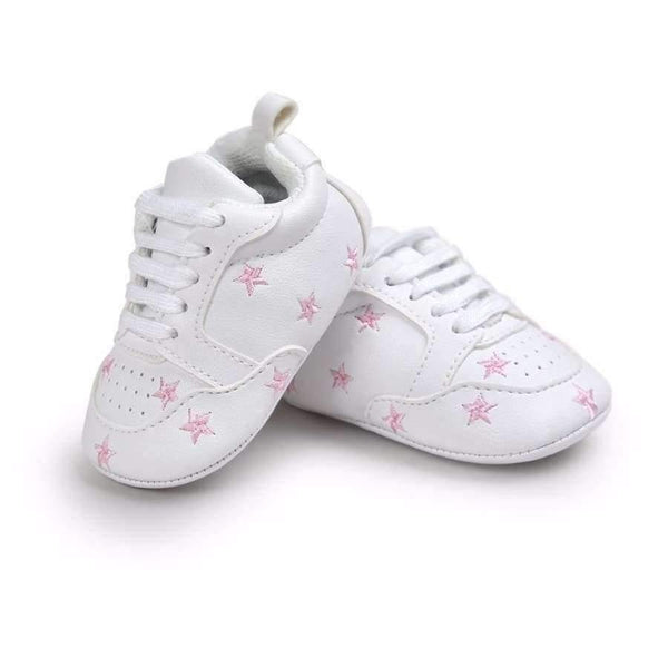 Planet Gates Multiple Star Baby Girl Shoes first walkers Lace-up Fashion Baby Shoes For 0-18 Months