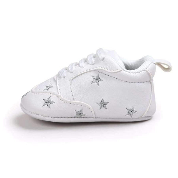 Planet Gates Multiple Star Baby Girl Shoes first walkers Lace-up Fashion Baby Shoes For 0-18 Months