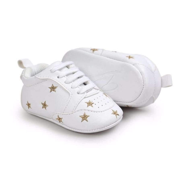 Planet Gates Multiple Star Baby Girl Shoes first walkers Lace-up Fashion Baby Shoes For 0-18 Months