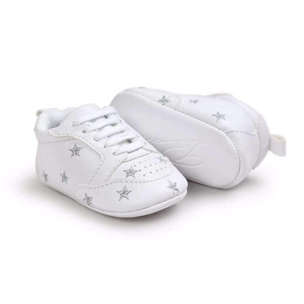 Planet Gates Multiple Star Baby Girl Shoes first walkers Lace-up Fashion Baby Shoes For 0-18 Months