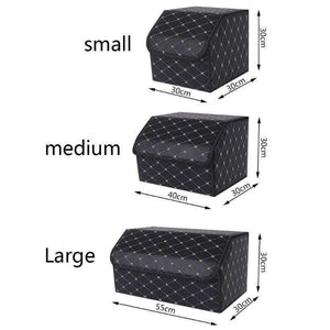 Planet Gates Multipurpose Collapsible Car Trunk Storage Organizer With Lid Portable Car Storage Box Car Trunk Organizer