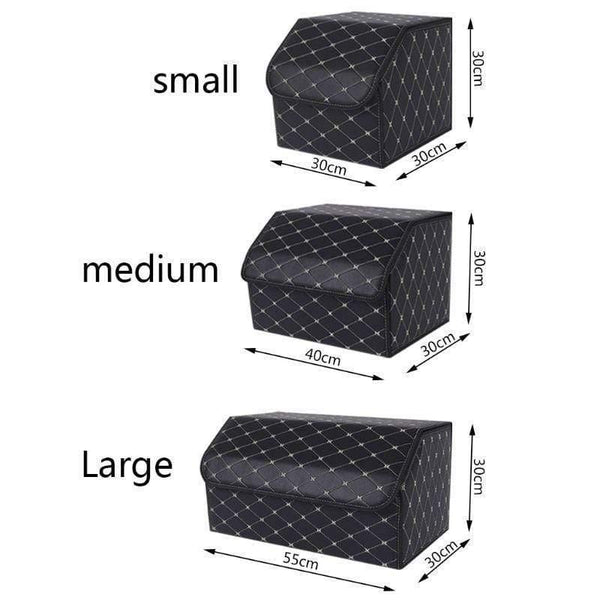 Planet Gates Multipurpose Collapsible Car Trunk Storage Organizer With Lid Portable Car Storage Box Car Trunk Organizer