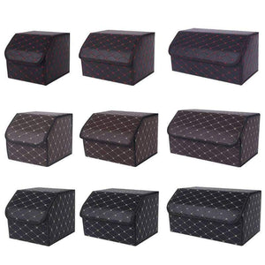 Planet Gates Multipurpose Collapsible Car Trunk Storage Organizer With Lid Portable Car Storage Box Car Trunk Organizer