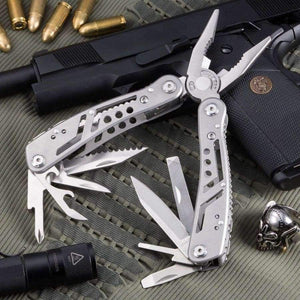 Planet Gates Multitool with Mini Tools Knife Pliers Swiss Army Knife and Multi-tool kit for outdoor camping equipment