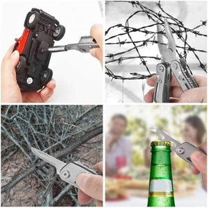 Planet Gates Multitool with Mini Tools Knife Pliers Swiss Army Knife and Multi-tool kit for outdoor camping equipment