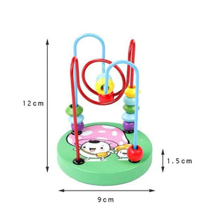 Planet Gates Mushroom Maze Baby Educational Toys Wooden Toys Montessori Early Learning Baby Birthday Christmas New Year Gift Toys for Children Kids