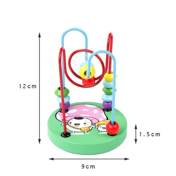 Planet Gates Mushroom Maze Baby Educational Toys Wooden Toys Montessori Early Learning Baby Birthday Christmas New Year Gift Toys for Children Kids