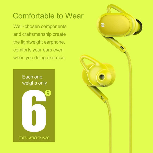 Planet Gates Mutto Sports Bluetooth Earphone, ROCK Space Series Luxury Bluetooth 4.1 IPX 4 In Ear Sport Bluetooth Earphone