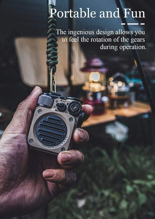 Planet Gates MUZEN Wild Mini Bluetooth 5.0 Wireless Speaker Outdoor Waterproof Punk Retro Art Birthday Present Creative Christmas Gift