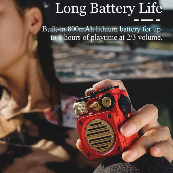 Planet Gates MUZEN Wild Mini Bluetooth 5.0 Wireless Speaker Outdoor Waterproof Punk Retro Art Birthday Present Creative Christmas Gift