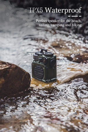 Planet Gates MUZEN Wild Mini Bluetooth 5.0 Wireless Speaker Outdoor Waterproof Punk Retro Art Birthday Present Creative Christmas Gift