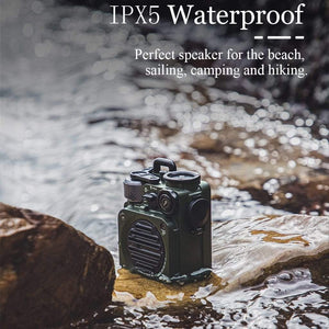 Planet Gates MUZEN Wild Mini Bluetooth 5.0 Wireless Speaker Outdoor Waterproof Punk Retro Art Birthday Present Creative Christmas Gift