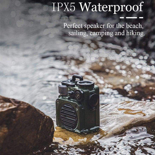 Planet Gates MUZEN Wild Mini Bluetooth 5.0 Wireless Speaker Outdoor Waterproof Punk Retro Art Birthday Present Creative Christmas Gift