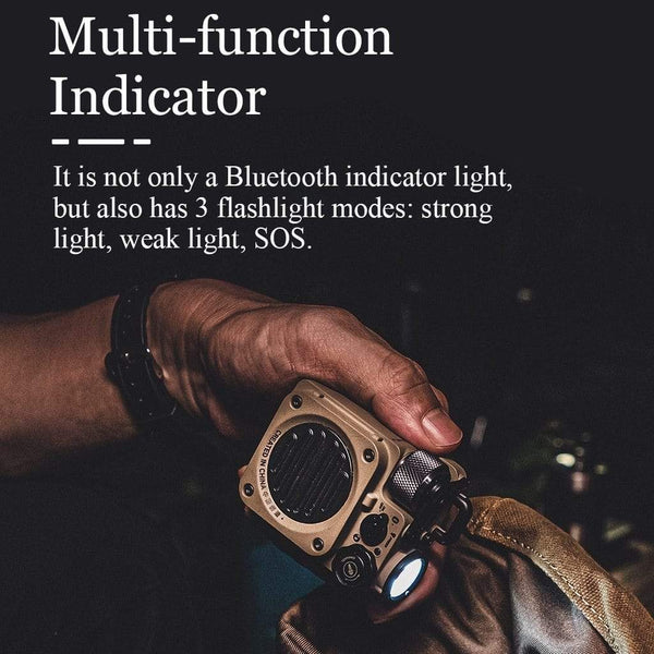 Planet Gates MUZEN Wild Mini Bluetooth 5.0 Wireless Speaker Outdoor Waterproof Punk Retro Art Birthday Present Creative Christmas Gift