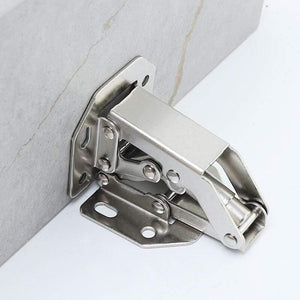 MX 90Degree3-4Inch Not Drilling Hole Cabinet Hinge Cabinet Door Soft Closing Hinge Hydraulic Buffer Hinge Furniture Hardware