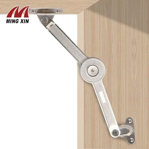 MX Arbitrary Stop Cabinet Door Hydraulic Lifting Bracket Hinge Adjustable Frosted Hinge Lifting Door Bracket Furniture Hardware