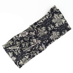 Boho Flower Headbands For Women Vintage Strecth Hairbands Bows Headband Yoga Turban Headwrap Girls Hair Accessories