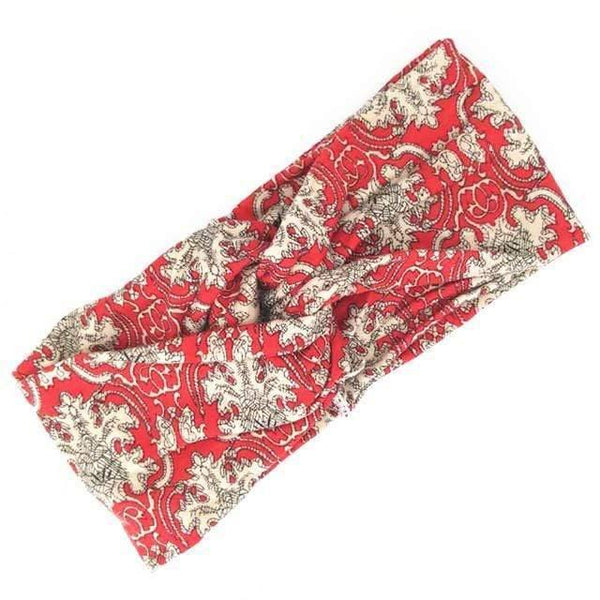 Boho Flower Headbands For Women Vintage Strecth Hairbands Bows Headband Yoga Turban Headwrap Girls Hair Accessories