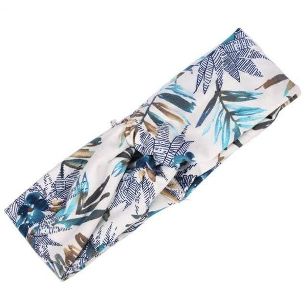 Boho Flower Headbands For Women Vintage Strecth Hairbands Bows Headband Yoga Turban Headwrap Girls Hair Accessories