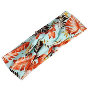 Boho Flower Headbands For Women Vintage Strecth Hairbands Bows Headband Yoga Turban Headwrap Girls Hair Accessories