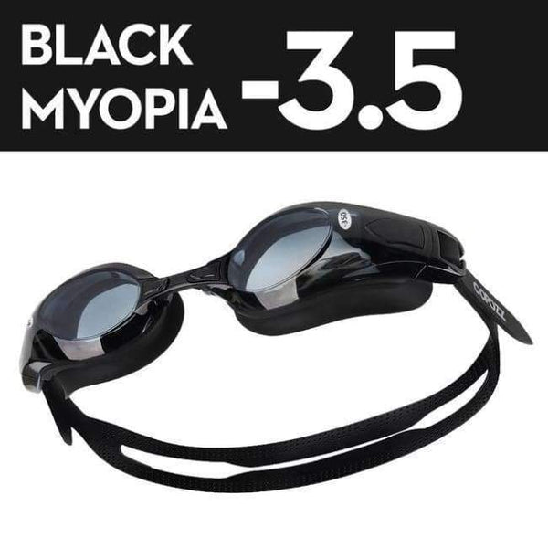 Planet Gates Myopia Black -3.5 / China Swimming Goggles Myopia 0 -1.5 to -8 Support Anti fog UV Protecion Swimming Glasses Diopter Adult Men Women Zwembril 2018