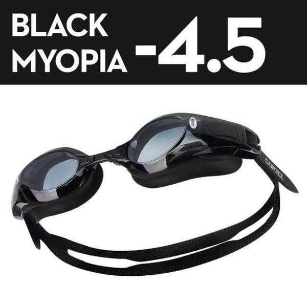 Planet Gates Myopia Black -4.5 / China Swimming Goggles Myopia 0 -1.5 to -8 Support Anti fog UV Protecion Swimming Glasses Diopter Adult Men Women Zwembril 2018