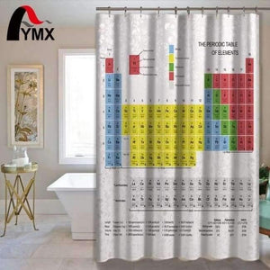 Planet Gates MYSC0003 / 180X180CM Periodic Table of Elements Digital Printing Shower Curtains Bathroom Products Hotel Shower Curtains Home Bath Decor