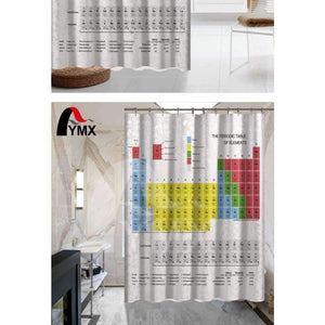 Planet Gates MYSC0003 / 180X180CM Periodic Table of Elements Digital Printing Shower Curtains Bathroom Products Hotel Shower Curtains Home Bath Decor