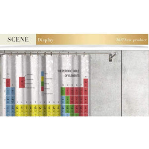 Planet Gates MYSC0003 / 180X180CM Periodic Table of Elements Digital Printing Shower Curtains Bathroom Products Hotel Shower Curtains Home Bath Decor