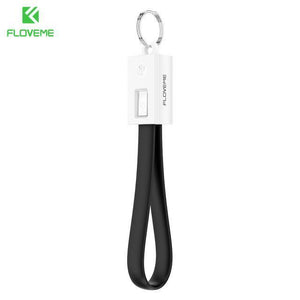 Planet Gates Mysterious Black / Micro USB FLOVEME Portable Key Design Mini Micro USB Cable for Samsung Galaxy S7 Xiaomi Redmi 4x Phone Charger Cables Micro USB Data Cable